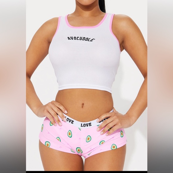 Fashion Nova Other - Avocuddle PJ boyshort Set